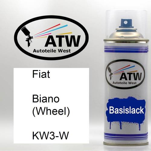 Fiat, Biano (Wheel), KW3-W: 400ml Sprühdose, von ATW Autoteile West.